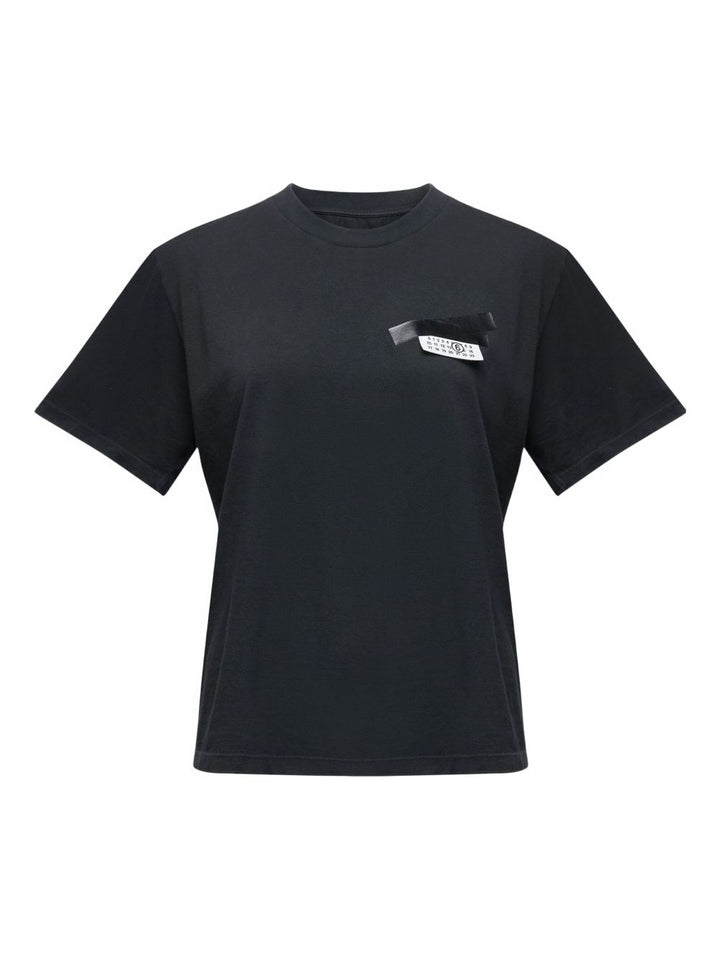 Mm6 Maison Margiela T-shirts and Polos - BLACK | 0290499e1d351ea5aab3d90beeebecada8ae61b3