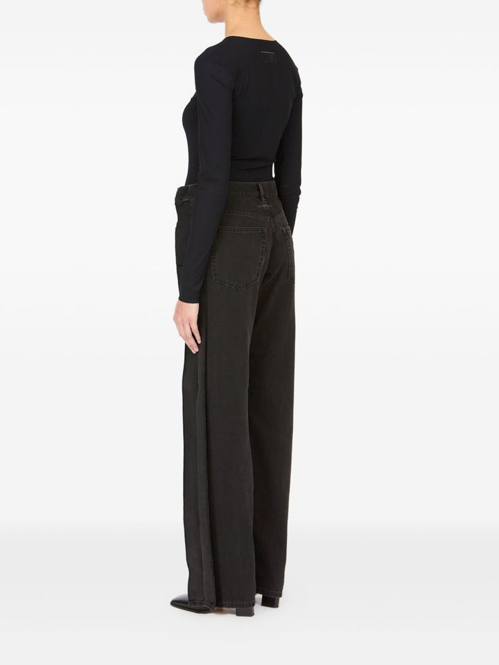 Mm6 Maison Margiela Jeans - BLACK | 908ae4f688ca00a41ab5169ff40b8fe222b8693b