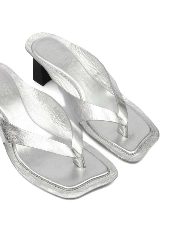 Mm6 Maison Margiela Sandals - SILVER | 9039876eb40b2015088c6436a7cd9e167829e909