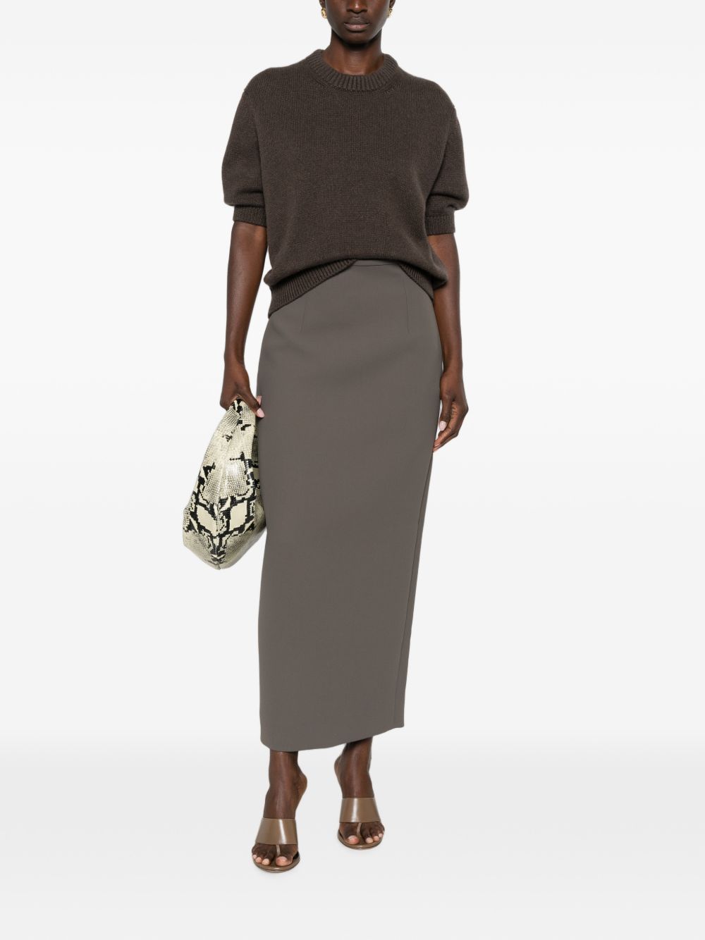 Khaite Skirts - BROWN | 50f1b121a396997209d38eecf804393d8c09b48b