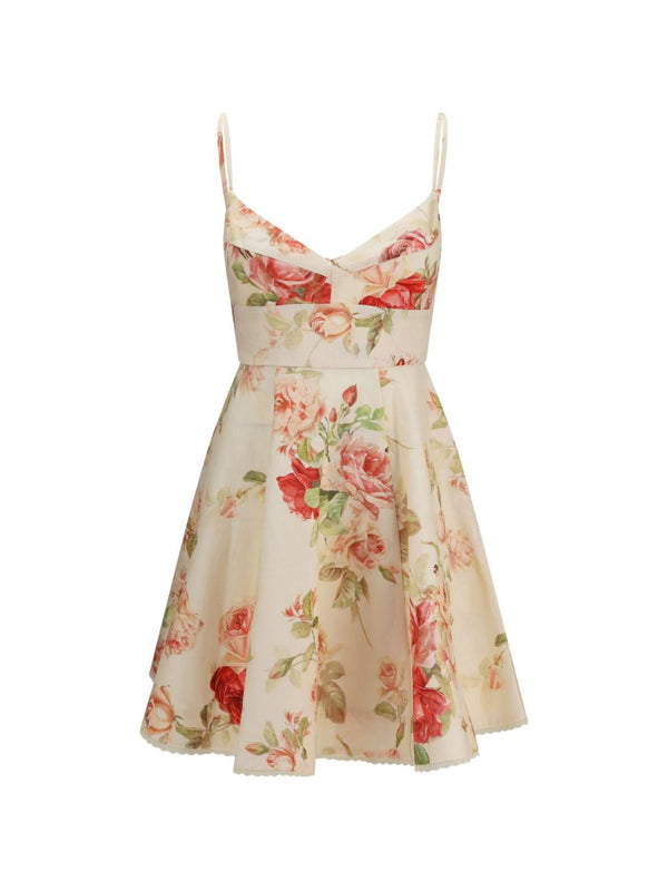 Roselight Linen Mini Dress