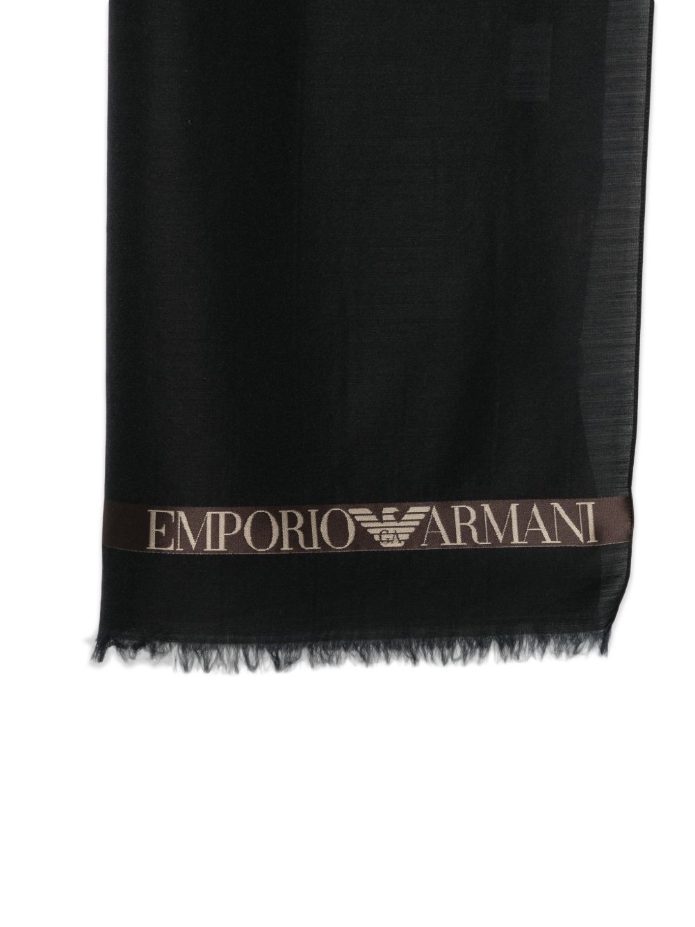 Emporio Armani Scarfs - BLACK | d4d3e558be774dff530017c71bfd95e1e7df22a7