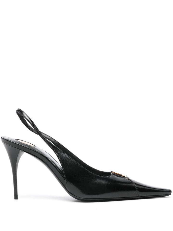 Saint Laurent With Heel - BLACK | 5ac9179ca1c16c4cc97478b44e31a60e57b7c240