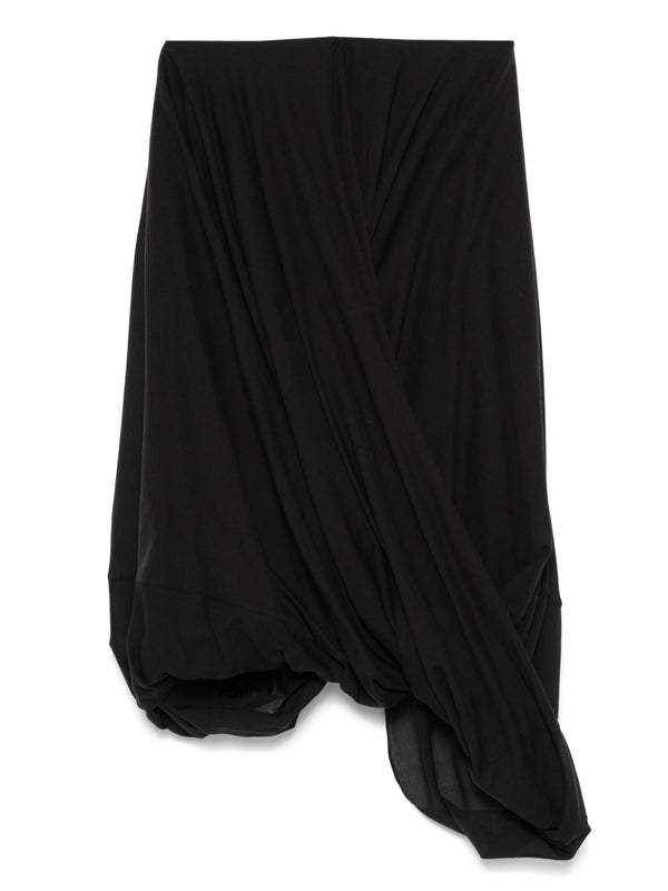 Cotton Blend Long Skirt