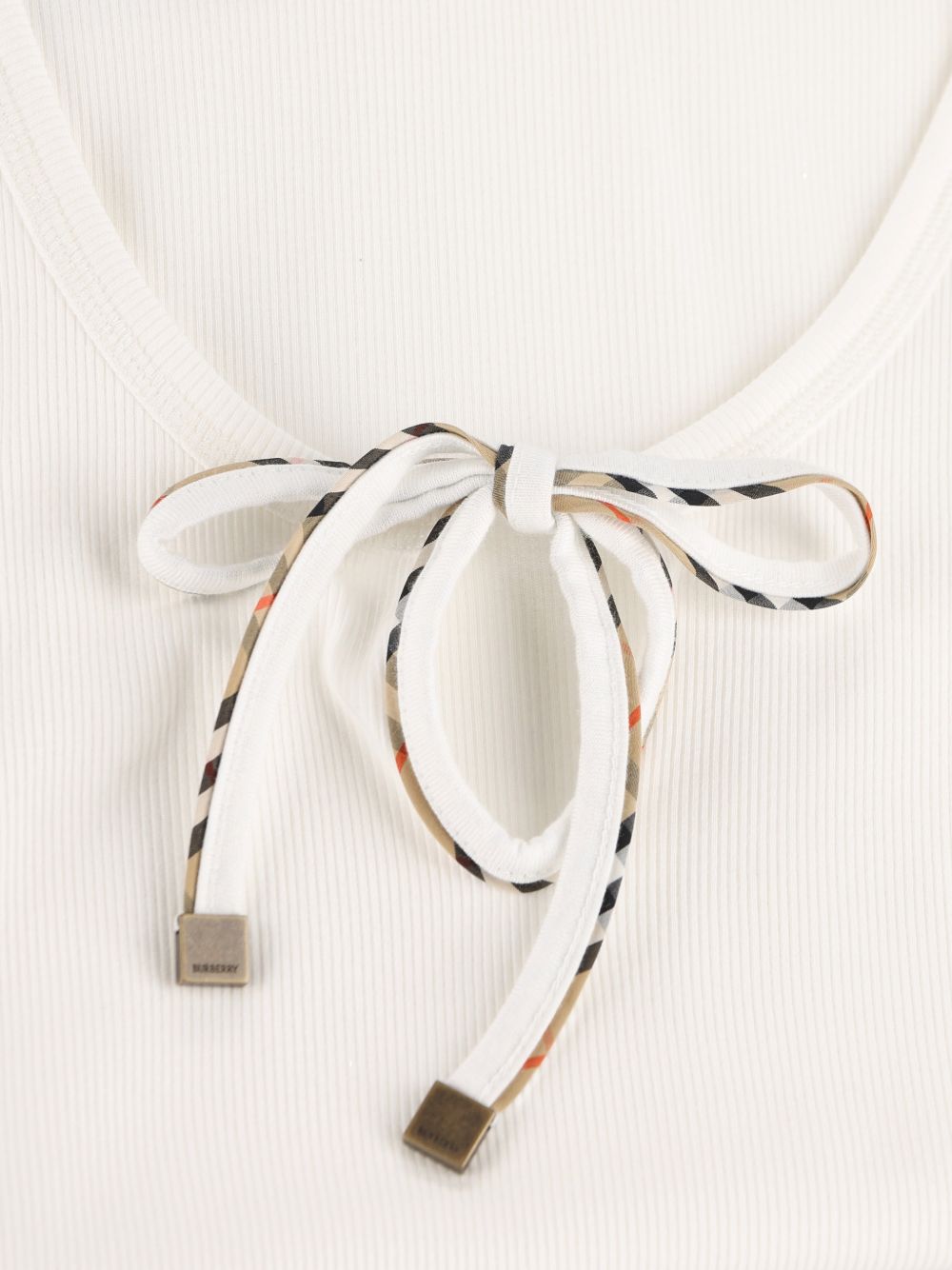 Burberry Top - WHITE | 02d4a11a63e53b23c6ae8a14fb3b6d2f2f0431a6