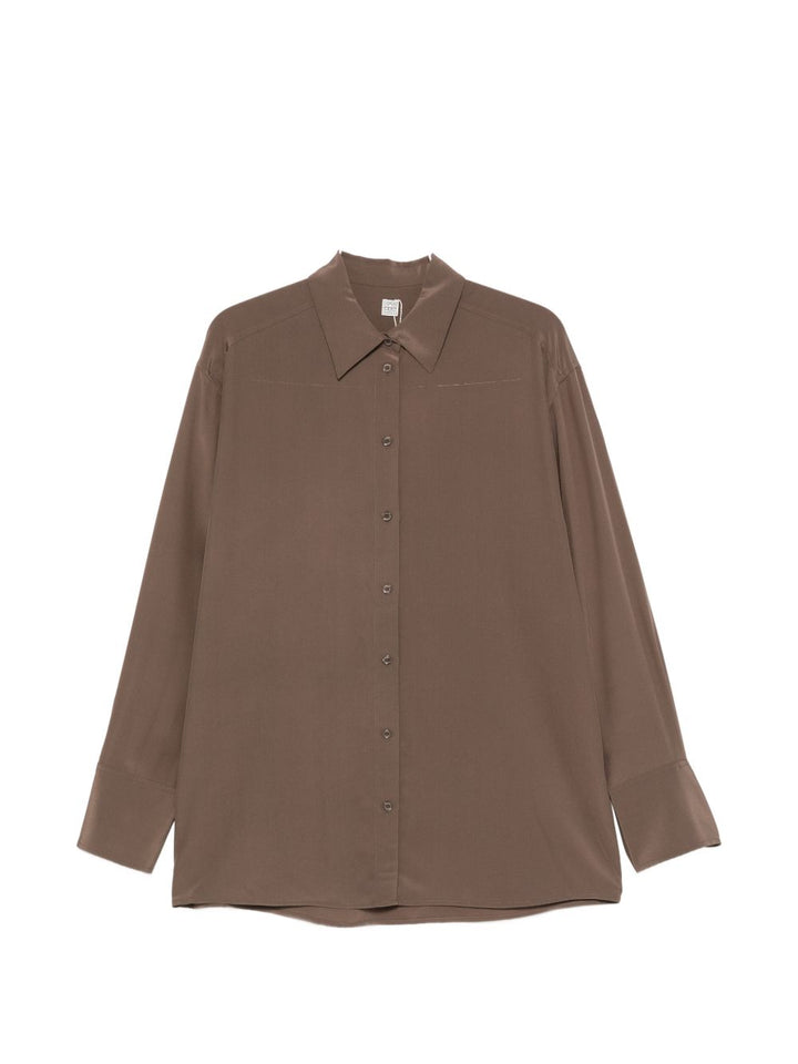 Toteme Pre Shirts - BROWN | cefcfa8e43171618f144e2c2493d360224313834