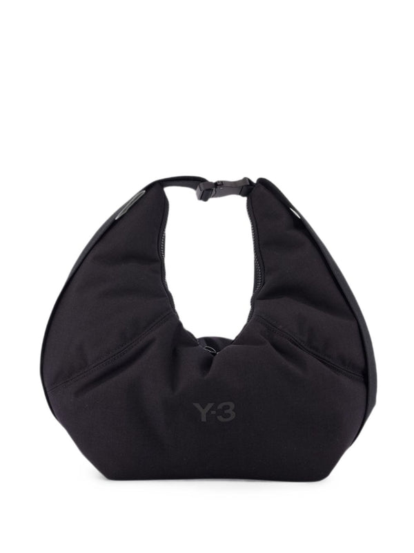 Logo Nylon Hobo Bag