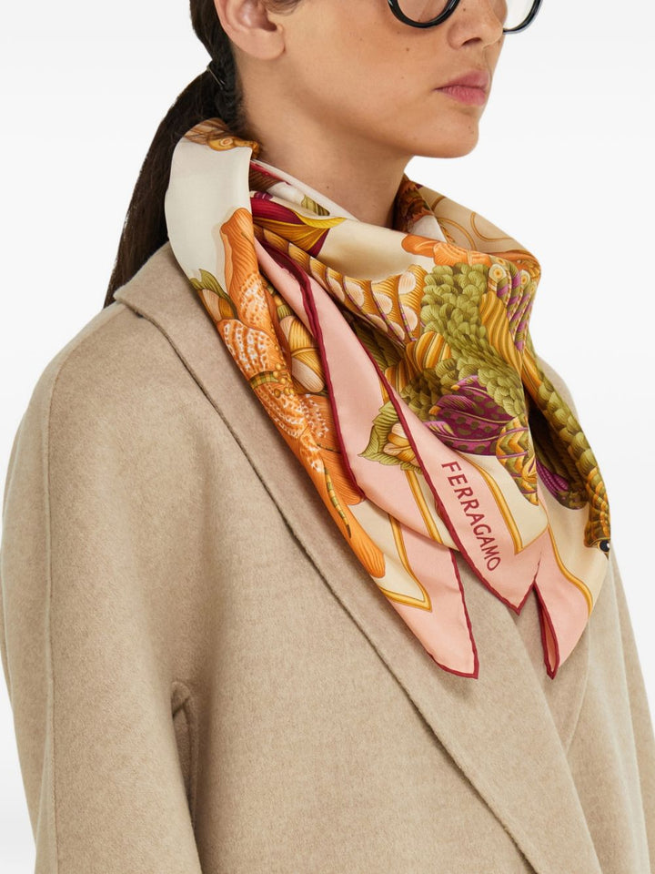 Ferragamo Scarfs - WHITE | 5f6a090341a6c791a674989c3325e8fda4984f41