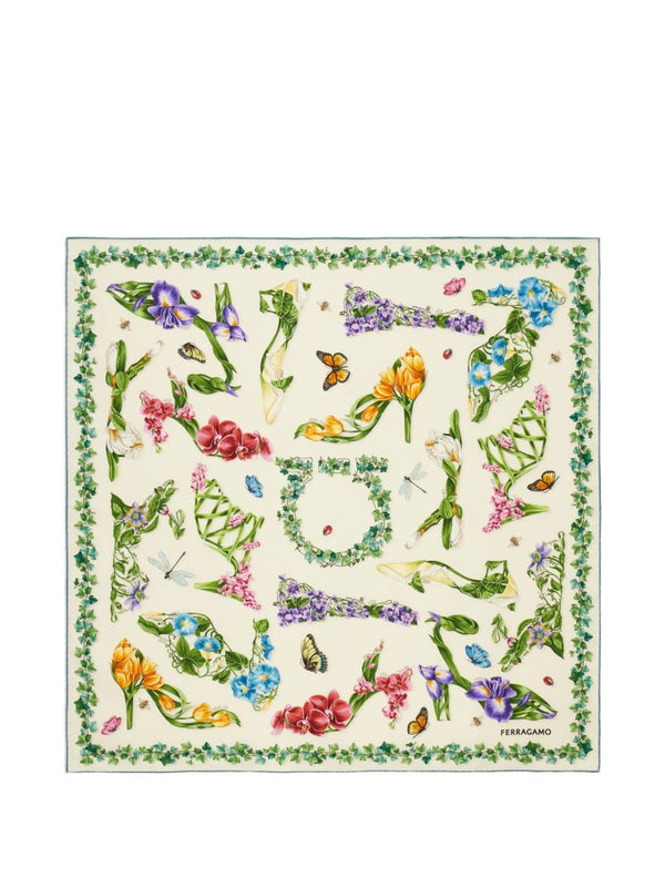 Printed Silk Foulard