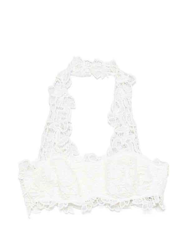 Embroidered Linen Top