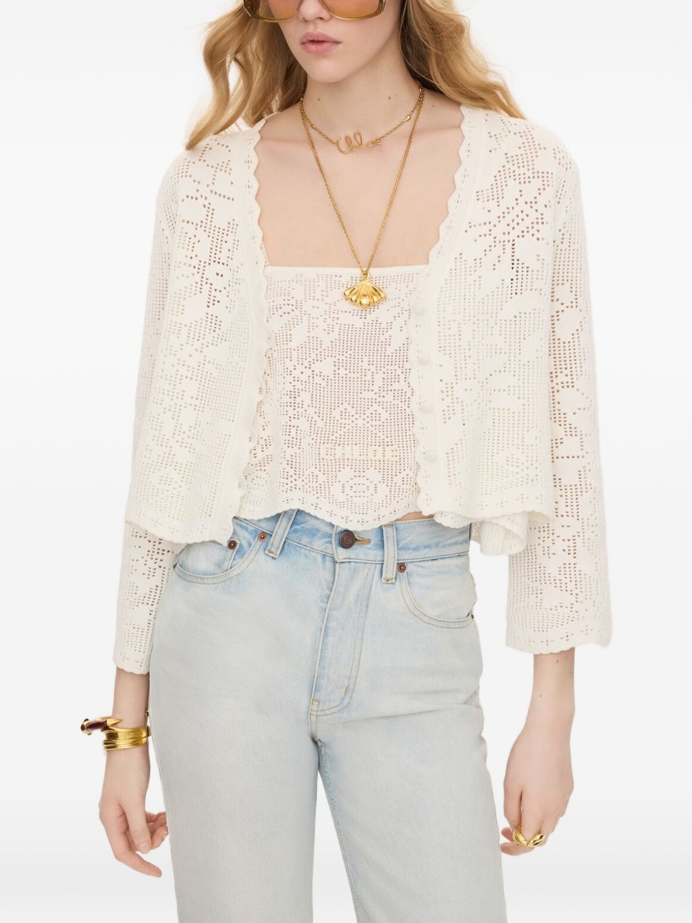 Chloè Sweaters - WHITE | 635e6fbd222587b9efc640c903450bf2bdafd893