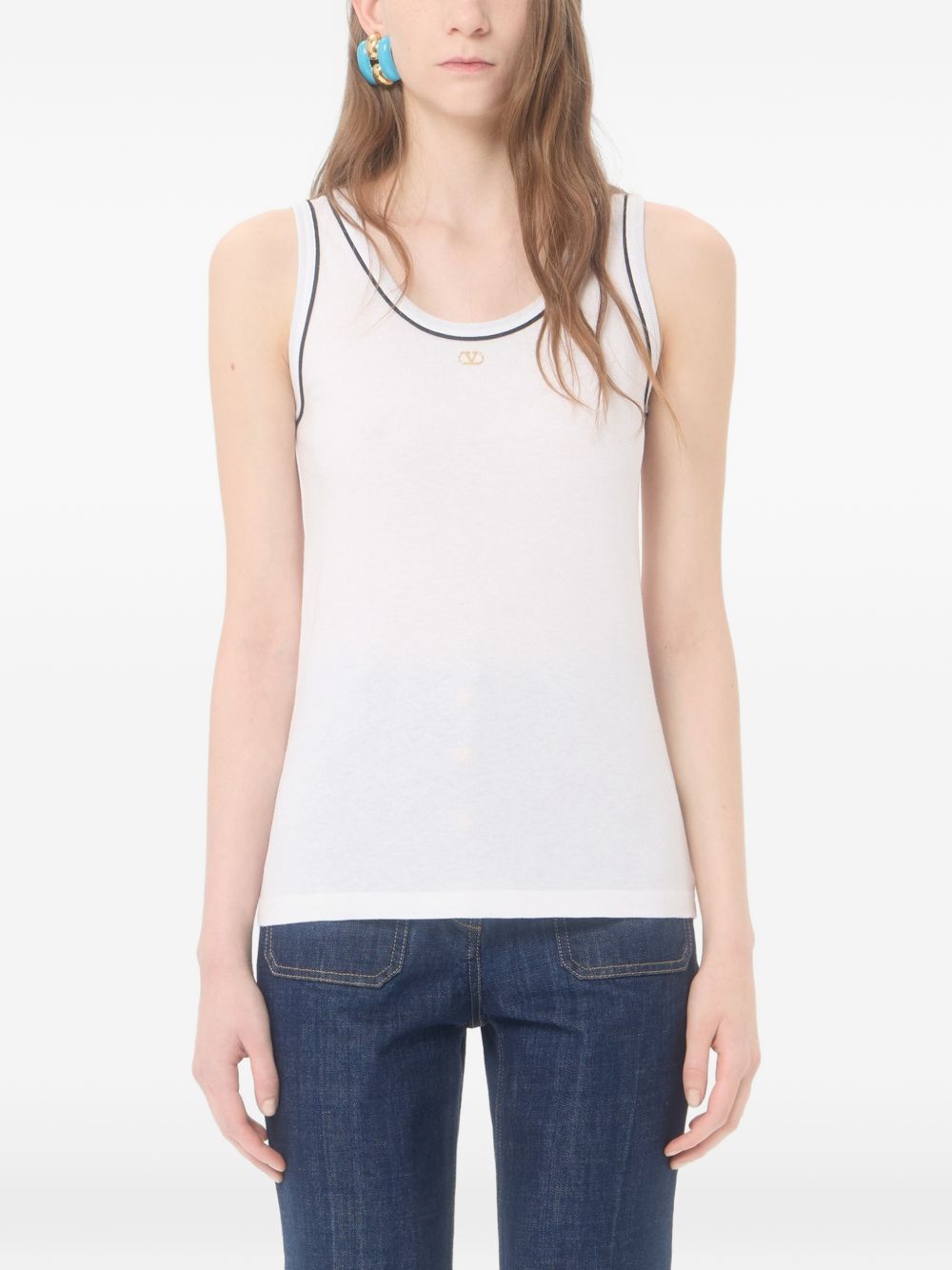Valentino Top - WHITE | dda50cab3e4c2c84085e66e1cf035c7f31fb79ca