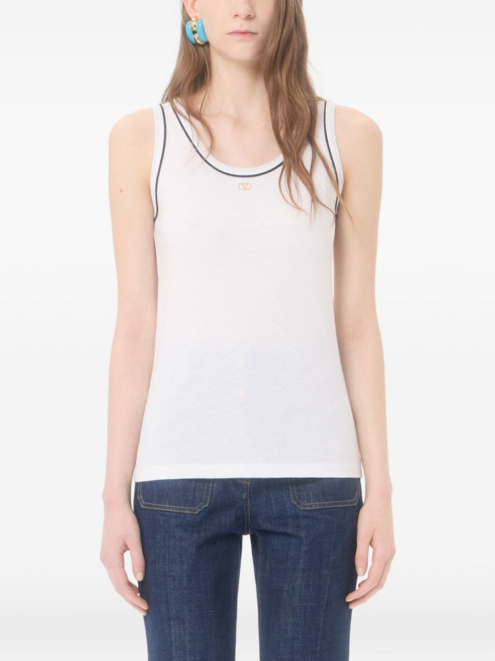 Valentino Top - WHITE | dda50cab3e4c2c84085e66e1cf035c7f31fb79ca