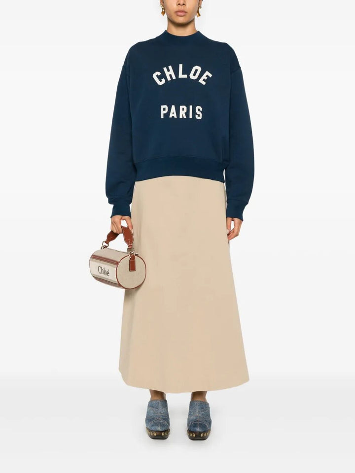ChloÉ Round neck - Blue | 71c8218a618d928bba51a54ef8b5ab7024db022f