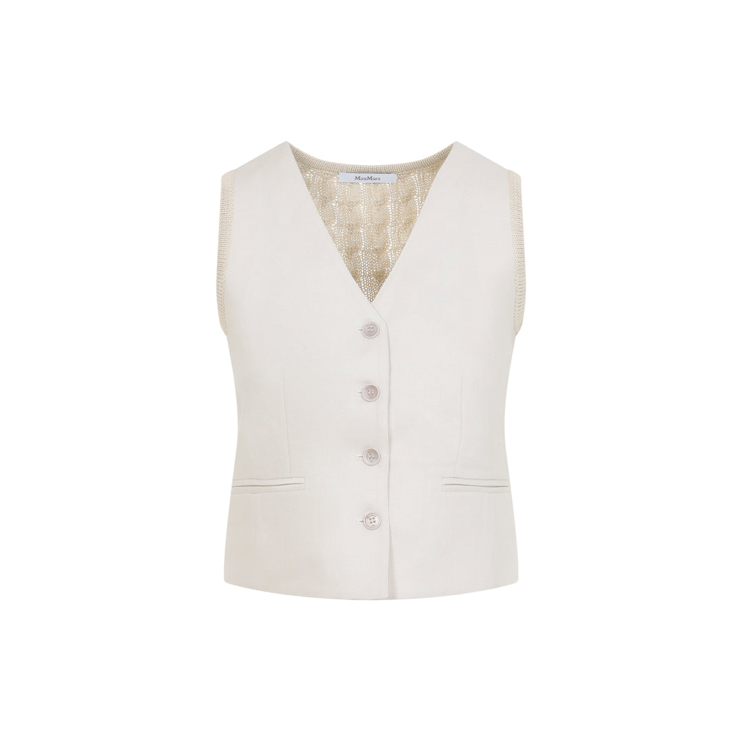 Max Mara Gilet - Nude & Neutrals | 9b08c512345ff69d898b60ba354183e383d163a9