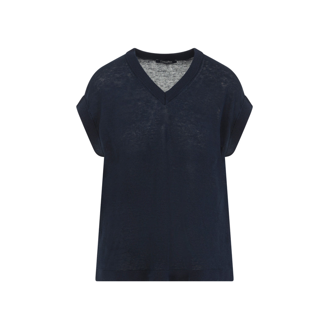 Max Mara`S Gilet - Blue | 6a3cf5462ef5dff56da94019c8a4ed3e368e1125