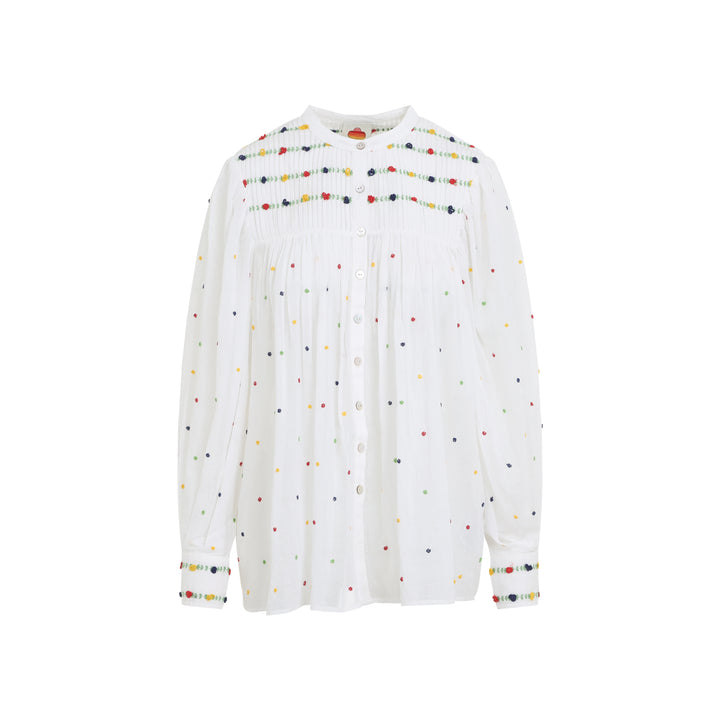 Farm Rio Blouse - White | ef997428240095bbe853991d72576e18581ca0c2
