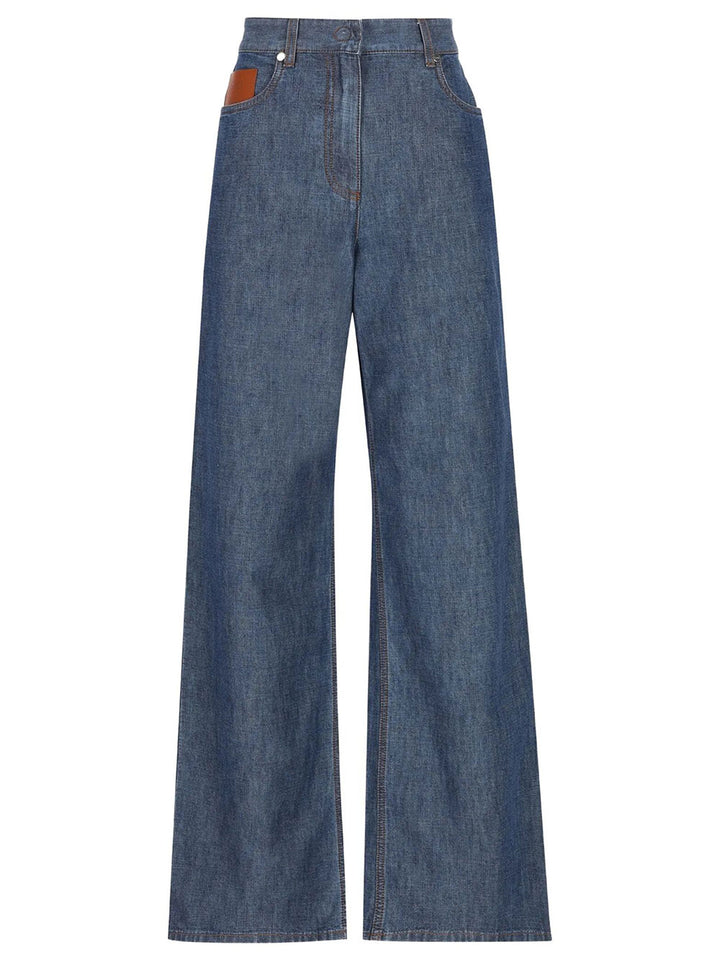 Fendi Wide leg - Blue | c4c5eabc0d2c48f0ae2445b6833337b08140cebf