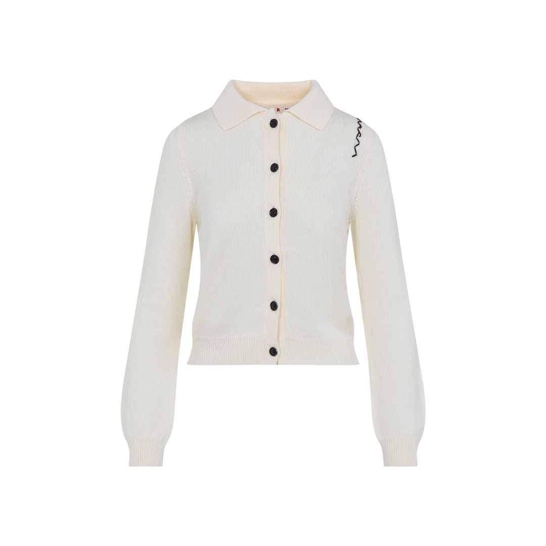 Marni Cardigan - White | a80ad2b7e8333dd24f9e683077f02035abcf720a