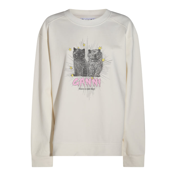 Ganni Sweaters - Egret | a2c48dd4631fdd9bde2fc3b0c04248f2aa00d4ac