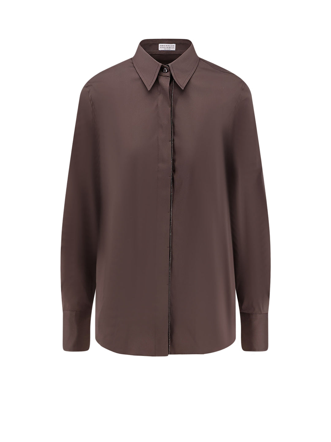 Brunello Cucinelli Shirts - DARK BROWN | 5811ee4470ef26218587380ab7aae6daa6e3dbf7