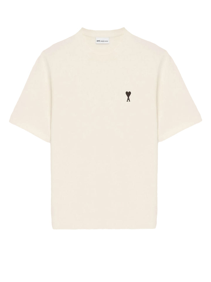 Ami Paris T-shirts and Polos - BLANC CREME | 41c83344f94746cb23477b7a12fb8d603d45e5f9
