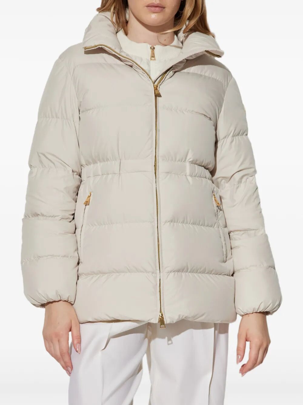 Moncler Down jackets - Nude & Neutrals | ed669d848a154bbc01a5668639d0777b7a33ff1c