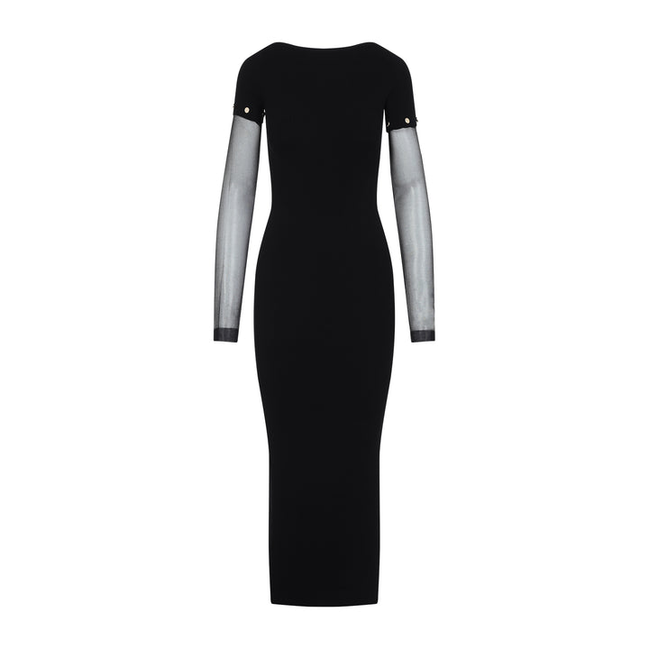 Sportmax Long dresses - Black | 065ef05751cd1f4ceebbe07ab3168385412cb482
