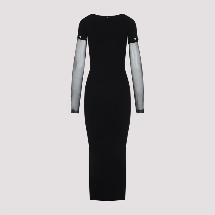 Sportmax Long dresses - Black | 4da101a66350e51abad645b402d10da02c9e4d29