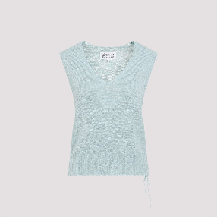 Maison Margiela Tops - Blue | 8e35fc1f24dfc363889ee09ed532b25c6aa6b42e