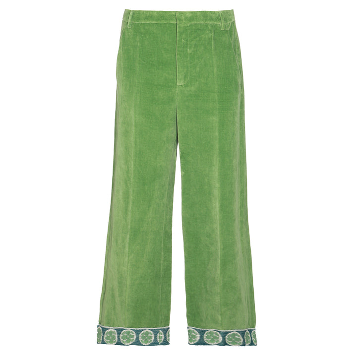 Valentino Trousers - Blue and green | a33987ddca0934eeba175d2655224fa822dad7b8