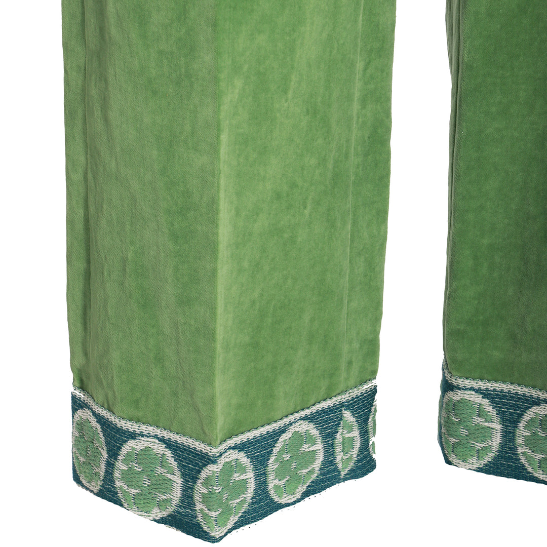 Valentino Trousers - Blue and green | 8eb530eba4e4139b69d6249d1141c8e7914dd572