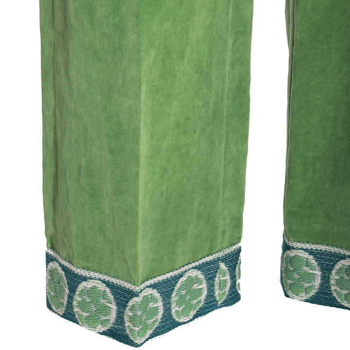 Valentino Trousers - Blue and green | 8eb530eba4e4139b69d6249d1141c8e7914dd572