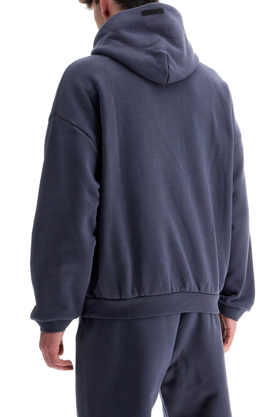 Navy Blue Oversized Cotton Hoodie