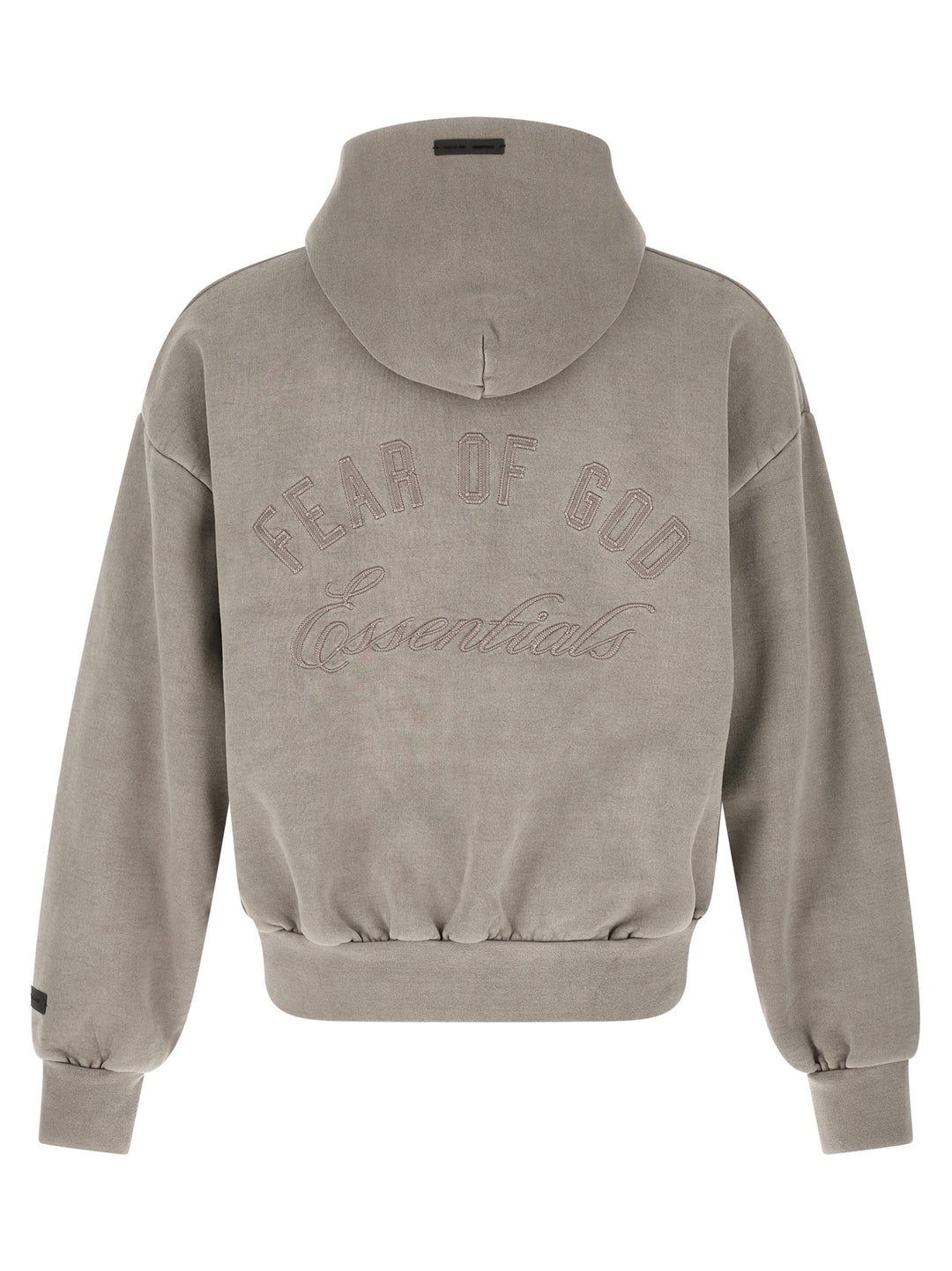 Fear Of God Essential Classic Fleece Full Zip Sweatshirt - Gray | 96400b68d35ebe7d7452150fa9bd83d579ac348e