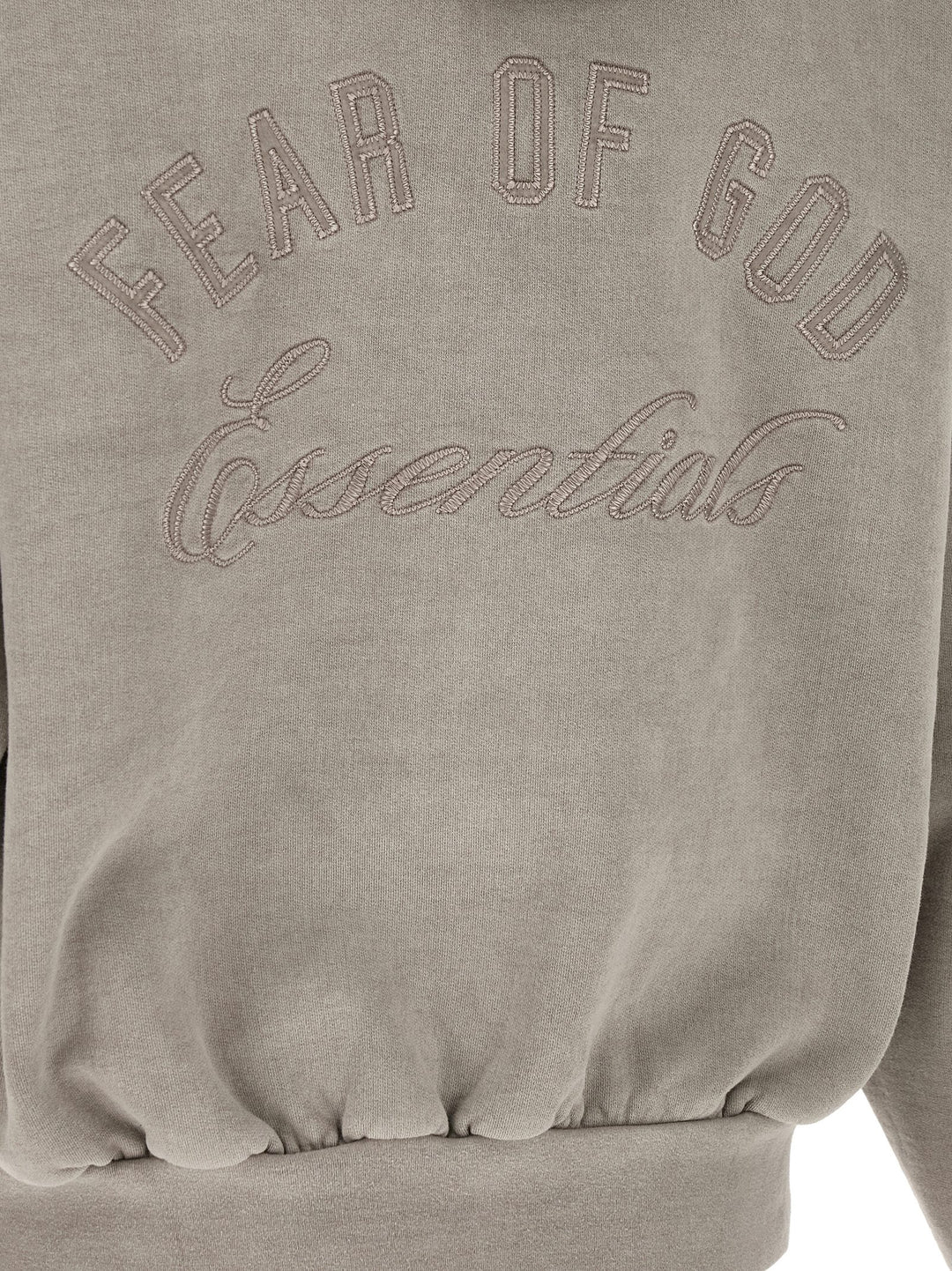 Fear Of God Essential Classic Fleece Full Zip Sweatshirt - Gray | 2b6b15ca350c551e964d88af7cea2310075558bc