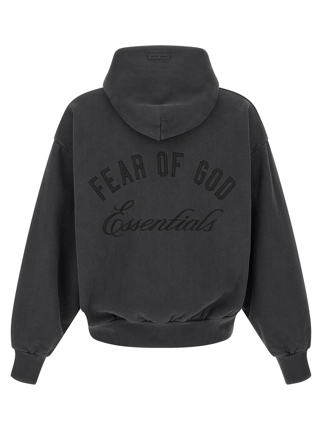 Fear Of God Essential Classic Fleece Full Zip Sweatshirt - Black | c98956b38512147948f83516b14d402d6f016a71