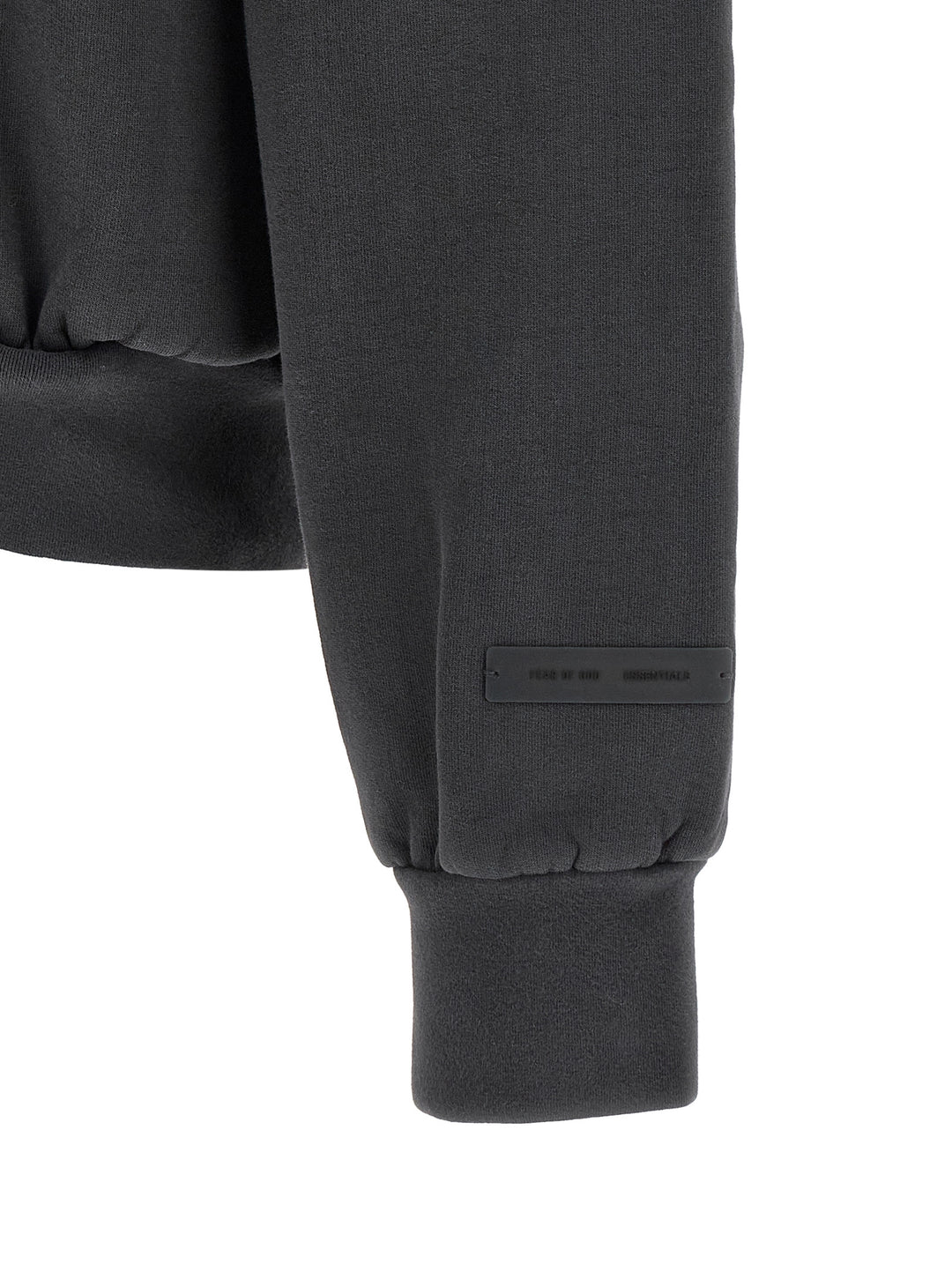 Fear Of God Essential Classic Fleece Full Zip Sweatshirt - Black | 714b9c5fa482993755cca386f728f49621bfae7b