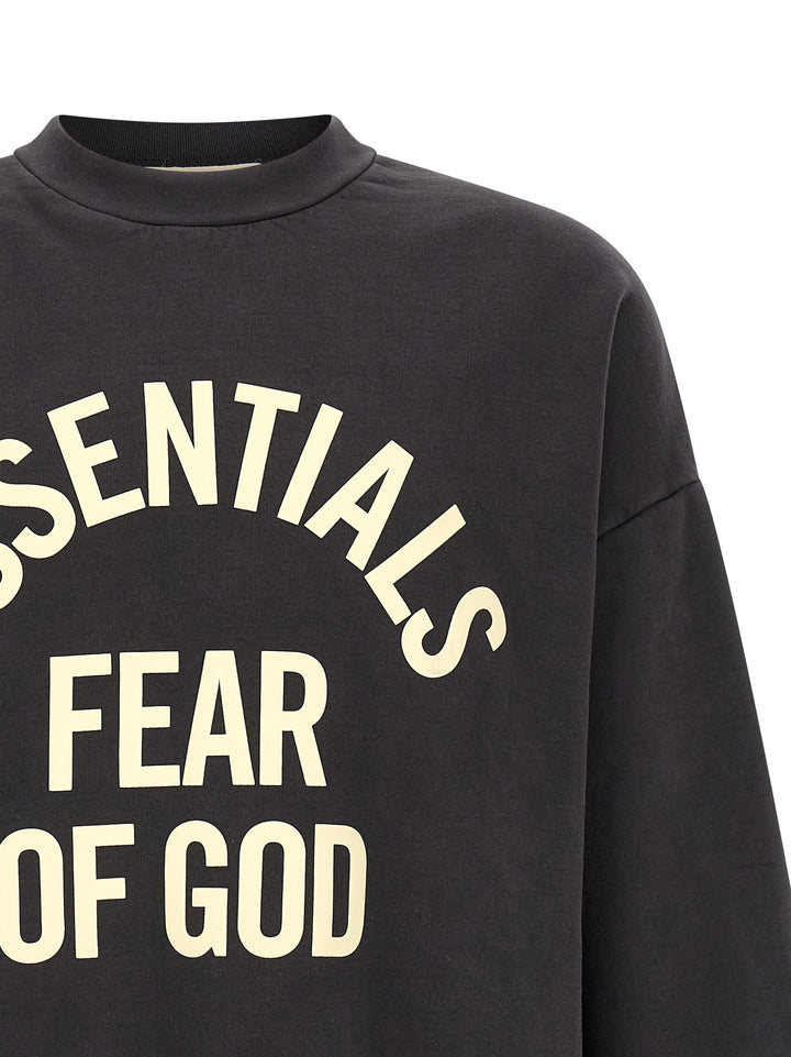 Fear Of God Essential Campus 90 Sweatshirt - Black | 25dd2457a7d42cdaf7a268962ed472597f0f6757