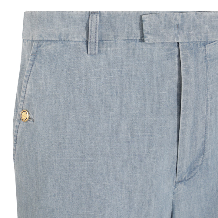 Valentino Trousers - Blue and green | 549bd7843858ef9030ba67e9dfd5c4d2975c2f0d