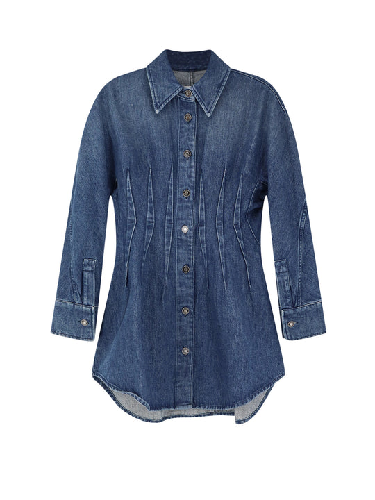 Denim Chemisier Dress