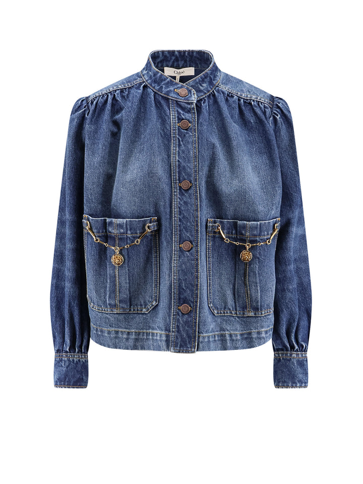 Chloè Jackets - Faded Indigo | fd976a83909313eaa3573b28e4a6a90c4b7bdda6