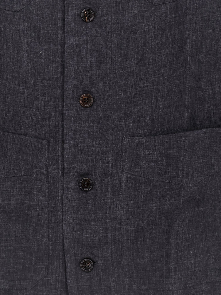 Brunello Cucinelli Shirts - Blacks and greys | 0e000c2891f64a35361ec57f7f49813efd31f097