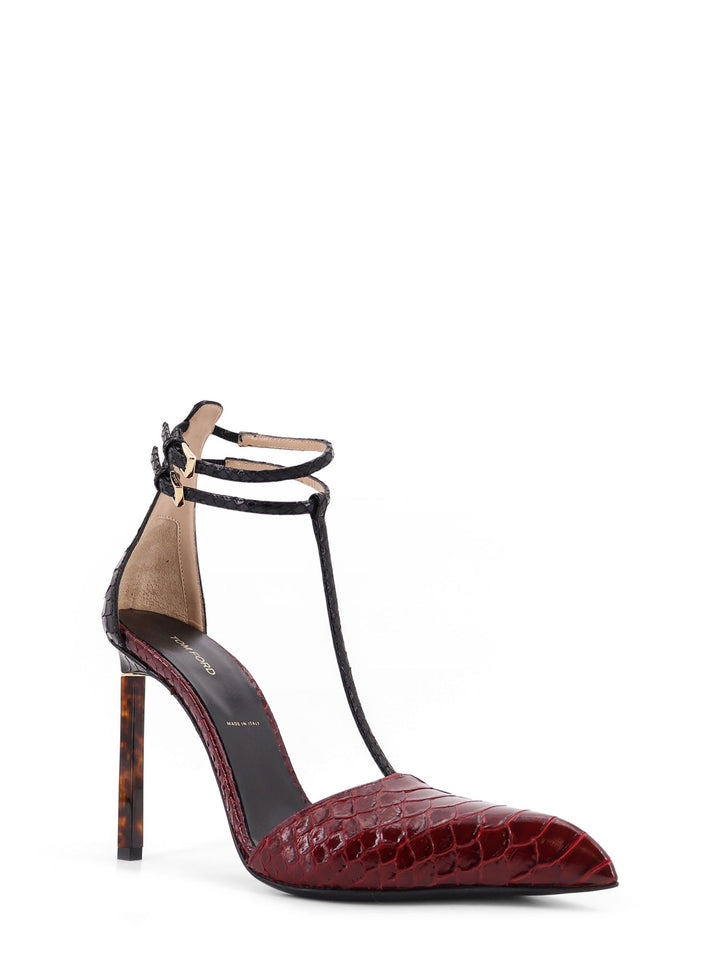 Tom Ford With Heel - RUBY RED/BLACK | e8f7f038e99179b327c0c420ea4aae9a2c15fa2d