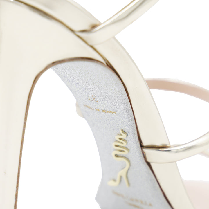 René Caovilla Sandals - PLATINUM | e37aeae39b4f20ee56f94e0277dd8239a0956520