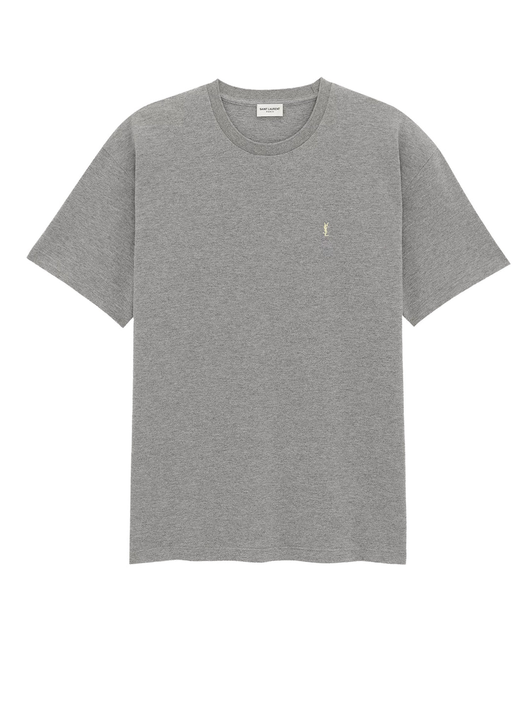 Saint Laurent T-shirts and Polos - Gris Chine/Jaune | 678f181870f3deb53087c64979f6b36e7751177f