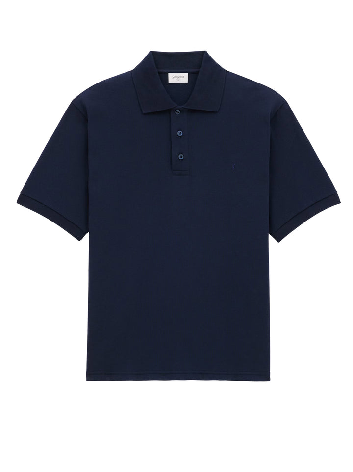 Saint Laurent T-shirts and Polos - MARINE | b40dbf5bfe9035e524f9f72bd72703493f4faede