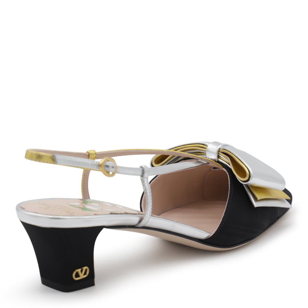 Valentino Garavani With Heel - NERO/SILVER/GOLD | bb60ba955f9e3c68d303eac9f1036a2f8159182c