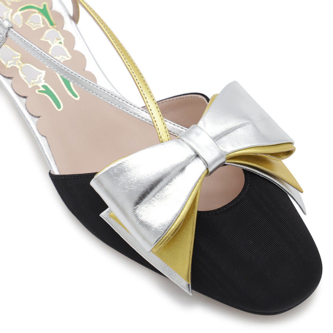 Valentino Garavani With Heel - NERO/SILVER/GOLD | 4f5b63ce107ffd8f0b6544f4cb32b304e4a5f0d2