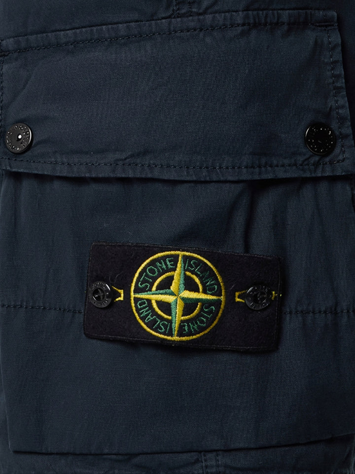 Stone Island Shorts - Blu e verdi | ef3188a45c70b51bae11445c6069daa9163465e6